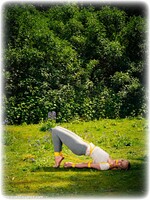 Free bondage photo Ariel Anderssen rope bondage, ballgag, barefoot, blonde, hogtie, outdoor
