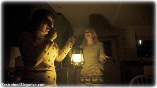 Bondage photo pic picture Cherry English and Lucy Lauren ballgag, barefoot, girlgirl, bedroom, handcuffs, blonde, shoes, horror, skirt, brunette, leg irons, casual clothes, lesbian, metal bondage, collar, nude