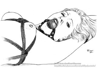 Bondage photo pic picture Jewel Evans ballgag