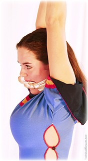 Bondage photo pic picture Nikki and Rebekah Dee girlgirl, rope bondage, barefoot, bastinado, lesbian, cloth gag, medieval, riding crop, whipping