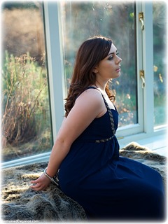 Bondage photo pic picture Kacie James ballgown, barefoot, handcuffs, brunette, leg irons, metal bondage, ungagged