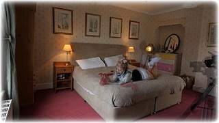 Bondage photo pic picture Ariel Anderssen and Tillie rope bondage, bedroom, bit gag, blonde, hogtie, shoes, socks, sportswear, uniform