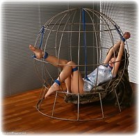 Free bondage photo Sophia Smith rope bondage, barefoot, satin, cage, silk, chinese dress, cloth gag